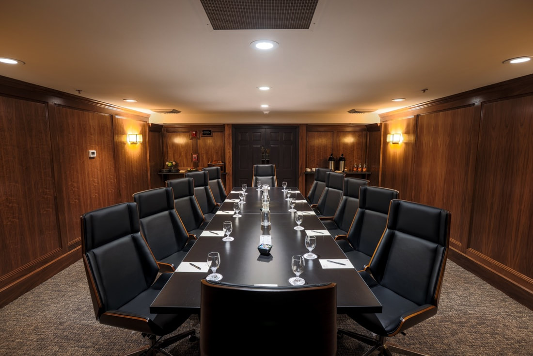 Private room ideal for a boardroom meeting